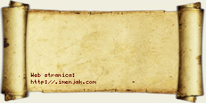 Jakov Krvavac vizit kartica